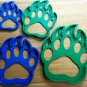 Grizzly Bear Paw Cookie Cutter - Choice of Sizes - 3D Printed Plastic