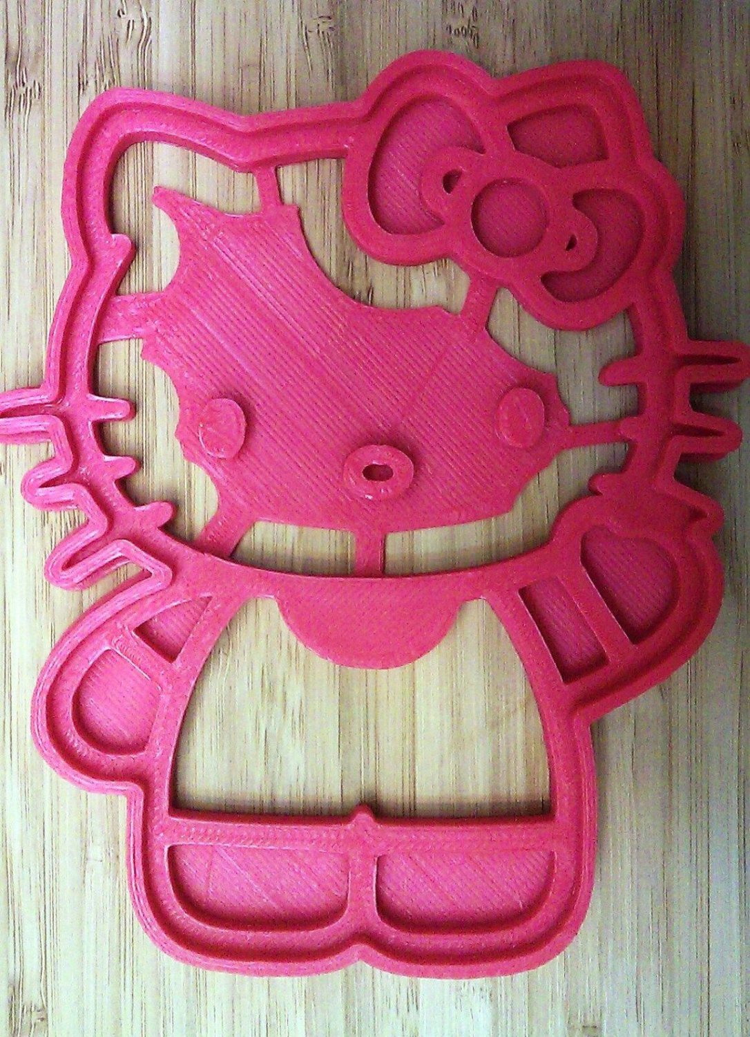 Hello Kitty Cookie Cutter - Choice of Sizes - 3D Printed Plastic