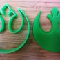 Star Wars Rebel Alliance Cookie Cutters (2Types) Choice of Sizes - 3D Printed