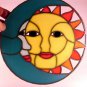 Stained Glass Style Sun and Moon- 3D Printed Plastic