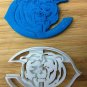 Chicago Bears Bear Cookie Cutter - Choice of Size (Sports Football) - 3D Printed