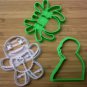 Halloween Cookie Cutters 2 - Hitchcock, Spider, Voodoo Doll - Choice of Sizes