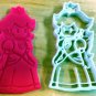 Princess Peach Cookie Cutter (Super Mario) Choice of Sizes (3D Printed Plastic)