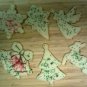 Christmas Cookie Cutters A - Angel, Star, Bells, Reindeer, Xmas Tree, Snowflake