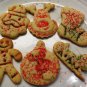 Christmas Cookie Cutters I - Gingerbread Man Ornament Deer Santa Sleigh Stocking