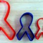 Breast Cancer Awareness Ribbon Cookie Cutter - Choice of Sizes - 3D Printed