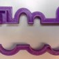 3 Piece Train Set Cookie Cutters - Choice of Sizes - 3D Printed Plastic