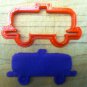 3 Piece Train Set Cookie Cutters - Choice of Sizes - 3D Printed Plastic