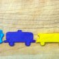 3 Piece Train Set Cookie Cutters - Choice of Sizes - 3D Printed Plastic