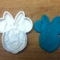 Minnie Mouse Cookie Cutter (2 piece) - Choice of Sizes - 3D Printed Plastic