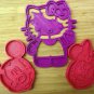 Minnie Mouse Cookie Cutter (2 piece) - Choice of Sizes - 3D Printed Plastic