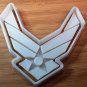 U.S. Military Air Force Logo 2 Piece Cookie Cutter - Choice of Sizes