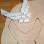 U.S. Military Air Force Logo 2 Piece Cookie Cutter - Choice of Sizes