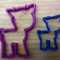 Animal Cookie Cutters: Lion, Giraffe, Elephant, Deer, Bear, Bird - 5 Sizes