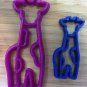 Animal Cookie Cutters: Lion, Giraffe, Elephant, Deer, Bear, Bird - 5 Sizes