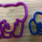 Animal Cookie Cutters: Lion, Giraffe, Elephant, Deer, Bear, Bird - 5 Sizes