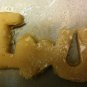 Valentine - I Heart U Cookie Cutter (I Love You) Choice of Sizes - 3D Printed