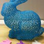 Easter Bunny Solid or Laced (Voronoi) Choice of Sizes - 3D Printed Plastic