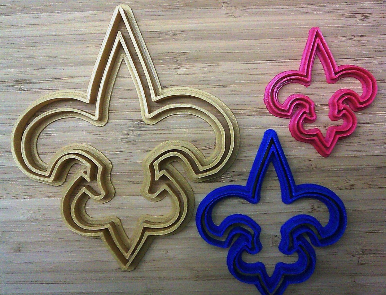 New Orleans Saints Cookie Cutter - Choice of Size (Sports Football) - 3D Printed