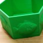 Hexagon Galapagos Bowl with Fish - Choice of Sizes - 3D Printed Plastic