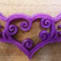 Valentine - Heart in Wings Cookie Cutter - Choice of Sizes - 3D Printed Plastic