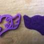 Valentine - Heart in Wings Cookie Cutter - Choice of Sizes - 3D Printed Plastic