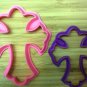 Fancy Cross Cookie Cutter - Choice of Sizes - 3D Printed Plastic
