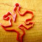Escher Style Lizard V2 Cookie Cutter - Choice of Sizes - 3D Printed Plastic