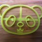 Panda Head Cookie Cutter - Choice of Sizes - 3D Printed Plastic