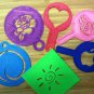 Coffee Stencils - Heart, Swirly, Apple, Sunshine, Rose, Cup of Java - 3D Printed