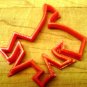 Escher Style Lizard V1 Cookie Cutter - Choice of Sizes - 3D Printed Plastic