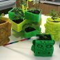 Mayan Planter or Vase - 3D Printed Plastic