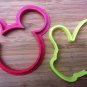 Cookie Cutters: Mickey Mouse, Mickey Glove, Bow Tie - Choice of Sizes