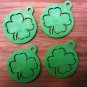 St. Patrick's Shamrock Key tags for Keychains or Charms - 3D Printed Plastic