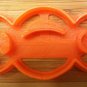 Halloween Cookie Cutters 8 - Treat Witch Skull - Choice of Sizes - 3D Printed