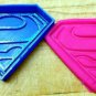 Superman Logo Cookie Cutter - Choice of Sizes (3D Printed Plastic)