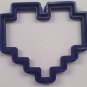 Valentine - 8 Bit Heart Cookie Cutter - Choice of Sizes - 3D Printed Plastic