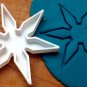 Shuriken Cookie Cutters (Ninja Throwing Stars ) Choice of 4 Types and 4 Sizes