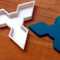 Shuriken Cookie Cutters (Ninja Throwing Stars ) Choice of 4 Types and 4 Sizes