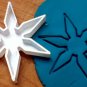 Shuriken Cookie Cutters (Ninja Throwing Stars ) Choice of 4 Types and 4 Sizes