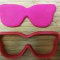 Cookie Cutters: Mustache, Bow Tie, Glasses, Sunglasses, Glove - Choice of Sizes