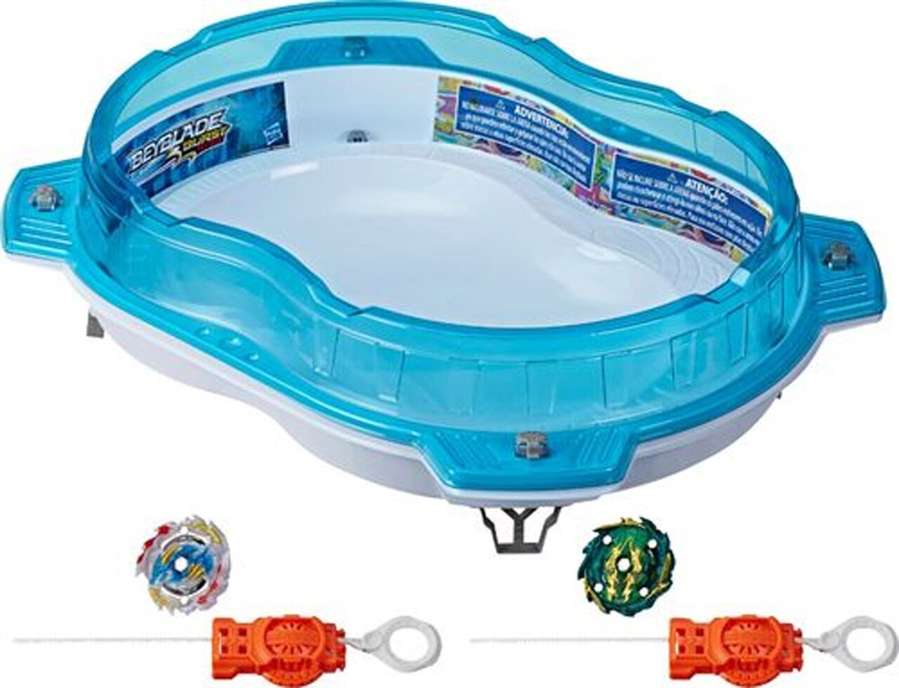 WsiniHASBRO Beyblade Burst Rise Hyper Sphere Vertical Drop Battle Set w/ Stadium E7609