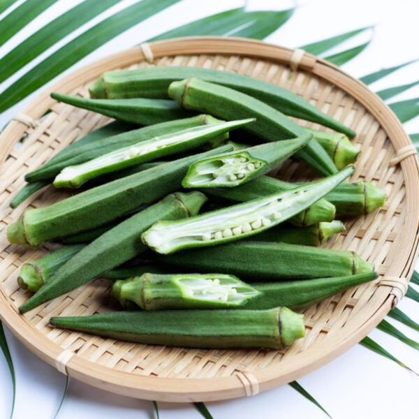 Clemson Spineless Okra - Seeds - Organic - Non Gmo - Heirloom Seeds