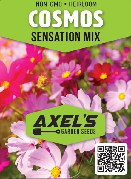 Cosmo Sensation Flower Seed Mix Non-GMO Heirloom Fresh Garden Seeds