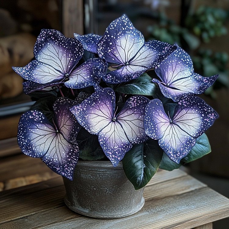 Plum Silver Star Begonia seeds - 50 Seeds