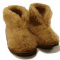Mans Fur Slippers Winter Warm Boots Natural Sheep's Wool Shoes