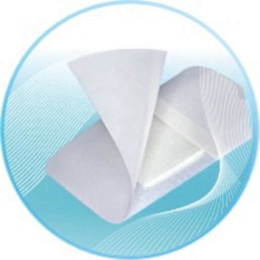 Sterile Self Adhesive Absorbent Wound Dressing Post Operation Burns Cuts 10 psc