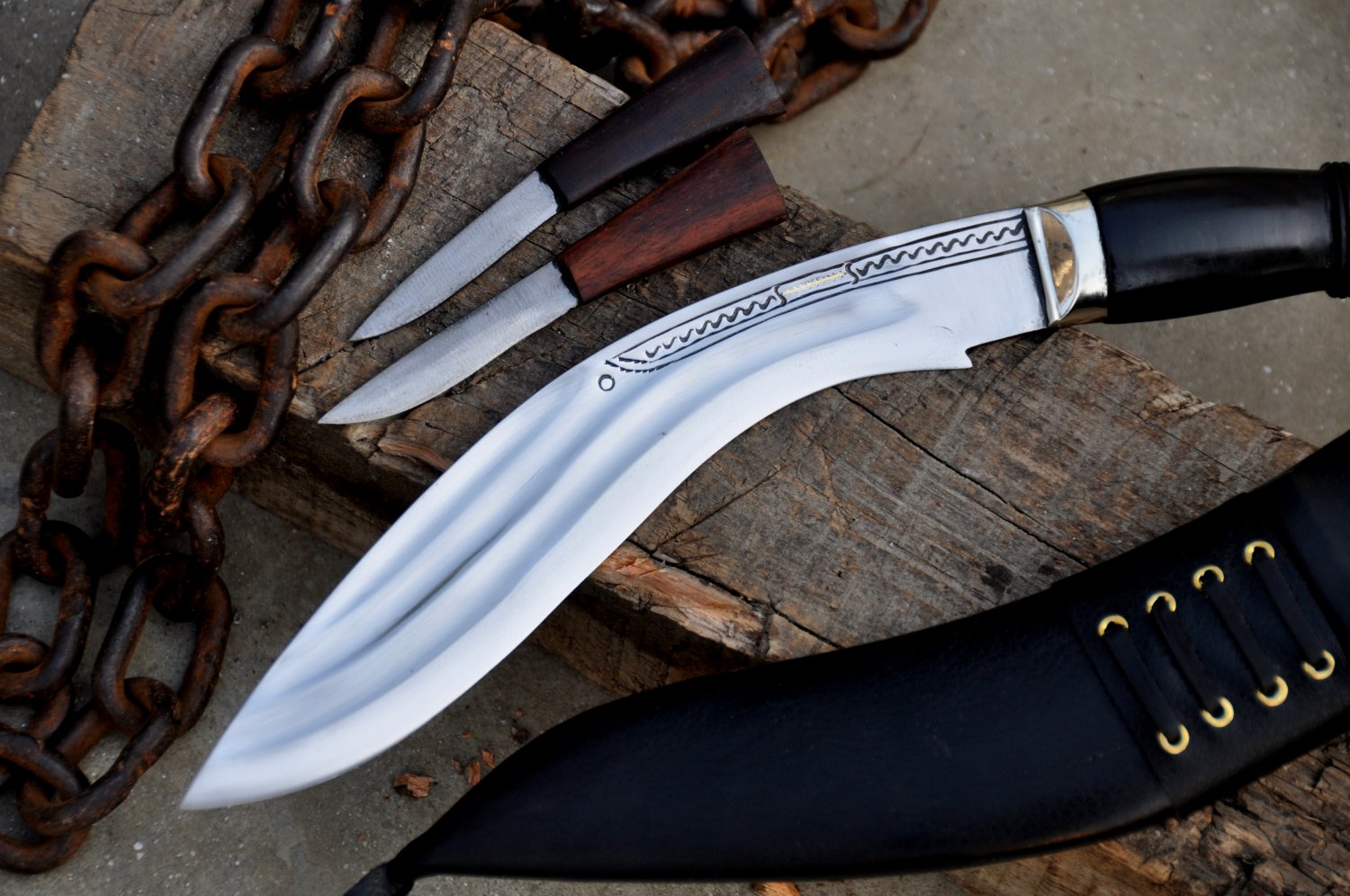 9 inches Blade 3 fullers kukri knifeGurkha knifeknives from Nepal