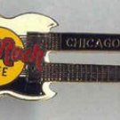 Chicago Doubleneck Guitar pin