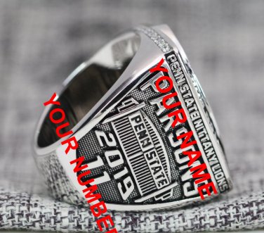Custom Your Name&Number2019 Penn State Nittany Lions Cotton Bowl NCAA championship RING 7-15S